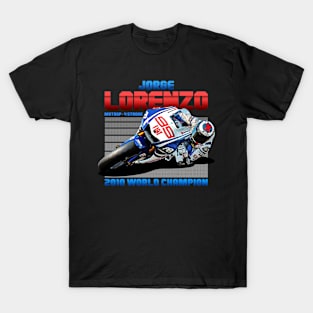 Jorge Lorenzo 2010 Legend Retro T-Shirt